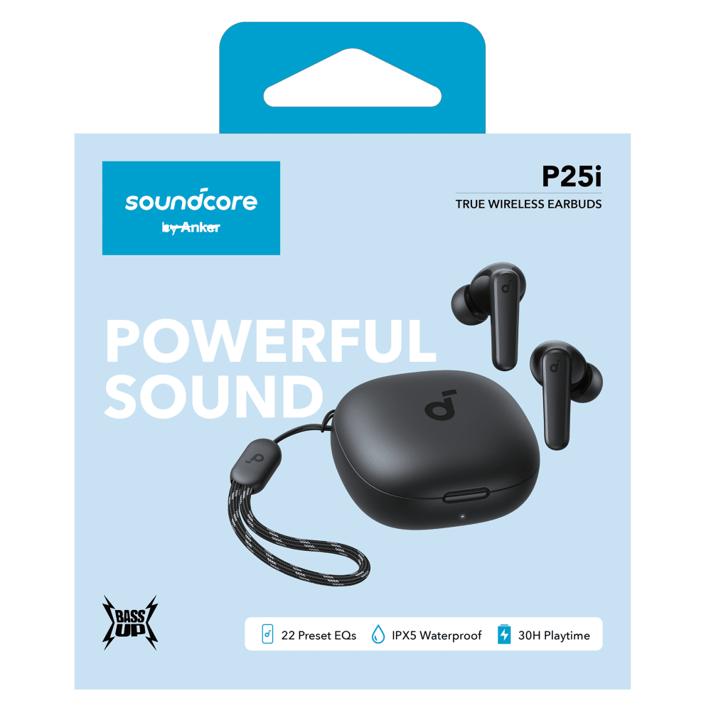 Soundcore - P25i True Wireless In Ear Headphones - Black