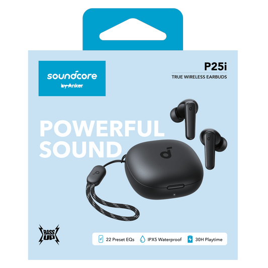 Soundcore - P25i True Wireless In Ear Headphones - Black