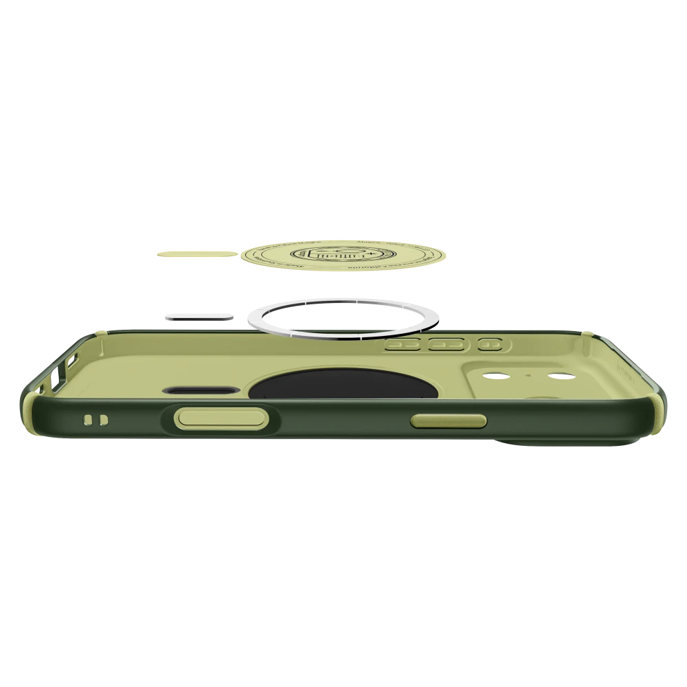 Spigen - Nano Pop Hybrid MagSafe Case for Apple iPhone 17 Pro Max - Avo Green