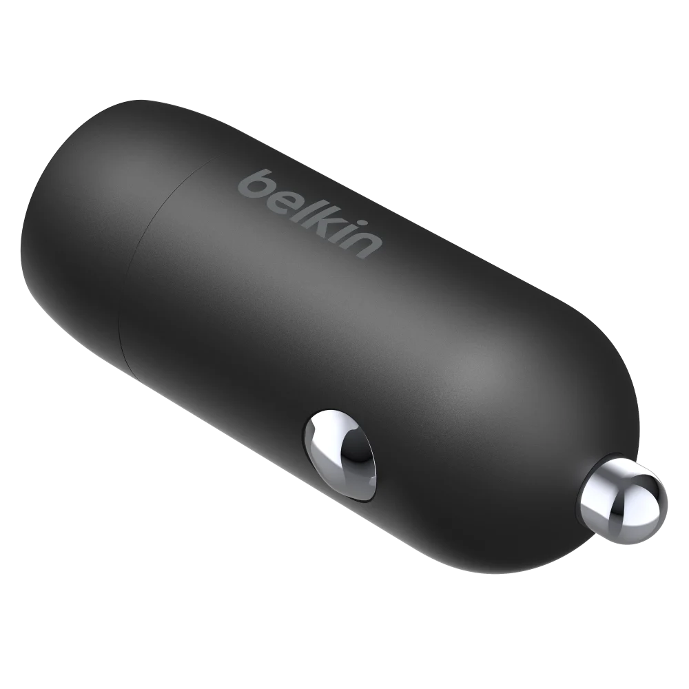 Belkin - 30W PD Car Charger with 4 Port Power Extender 2m - Black