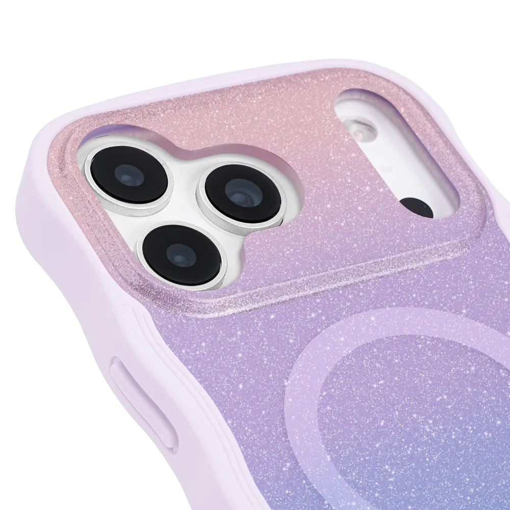 Kate Spade - Wavy MagSafe Case for Apple iPhone 17 Pro Max - Opal Glitter